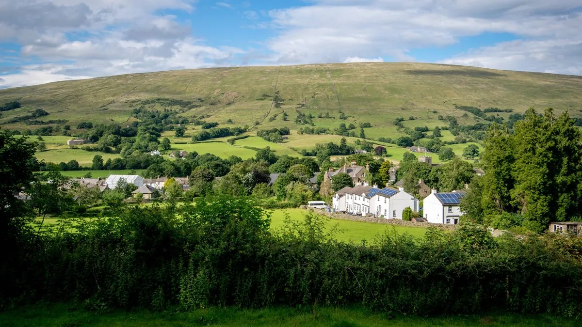 Yorkshire Dales Village with 'Secret Waterfall' Ideal for Winter Walks