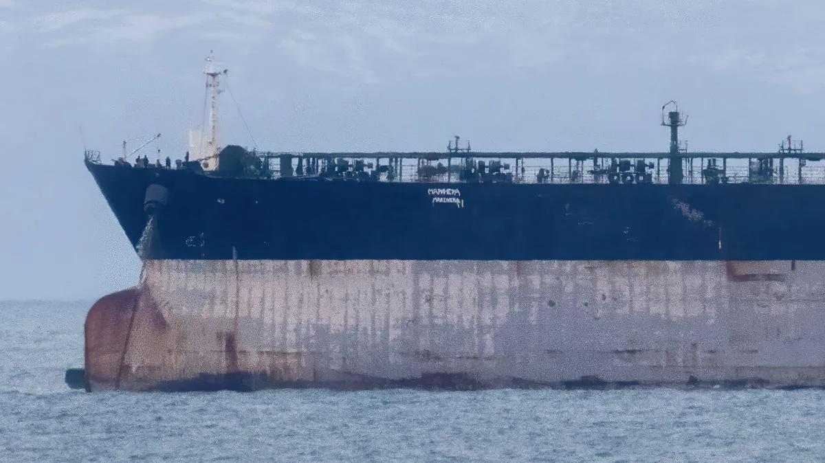 Seized Russian Tanker Marinera Arrives in Moray Firth After US-UK Raid