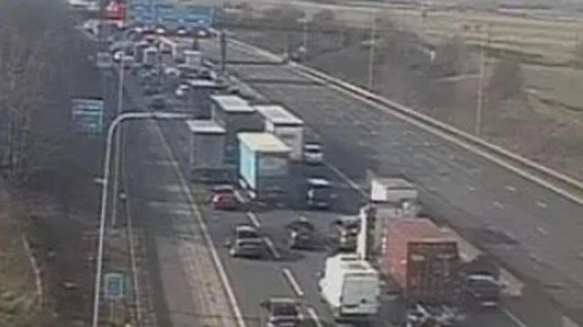 Serious M62 Crash Causes Severe Delays Near Manchester
