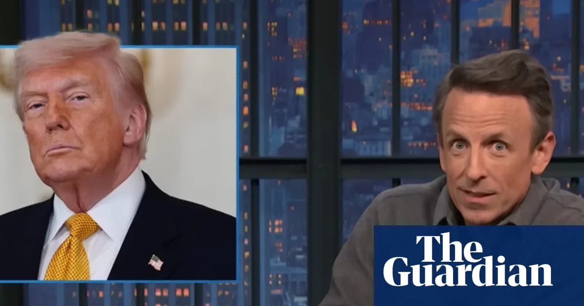 Seth Meyers Jokes About Trump Taxes and Santos