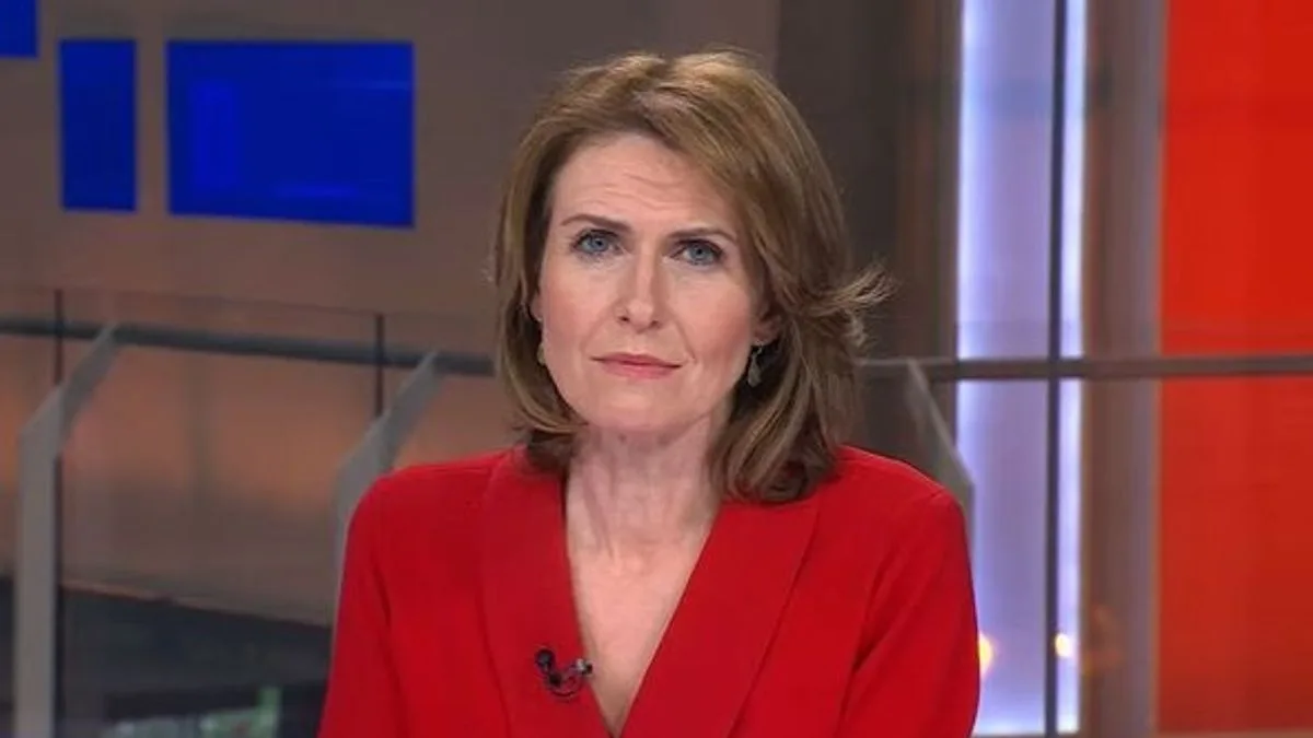 Sky News Presenter Jayne Secker Battles Hiccups Live On Air