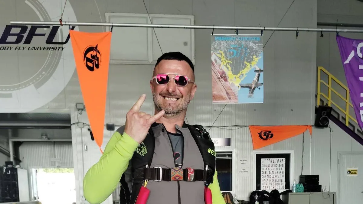 Skydiver Dies Testing New Parachute in Sardinia Tragedy