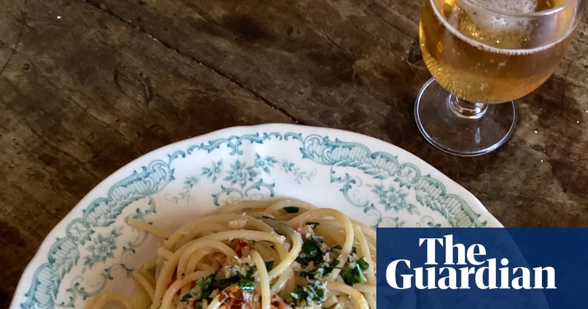 Rachel Roddy’s recipe for spaghetti with crab, chilli, herbs and lemon