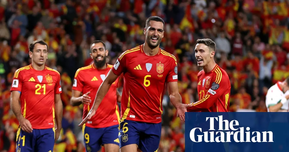 Spain close in on World Cup spot after dominant win over Bulgaria
