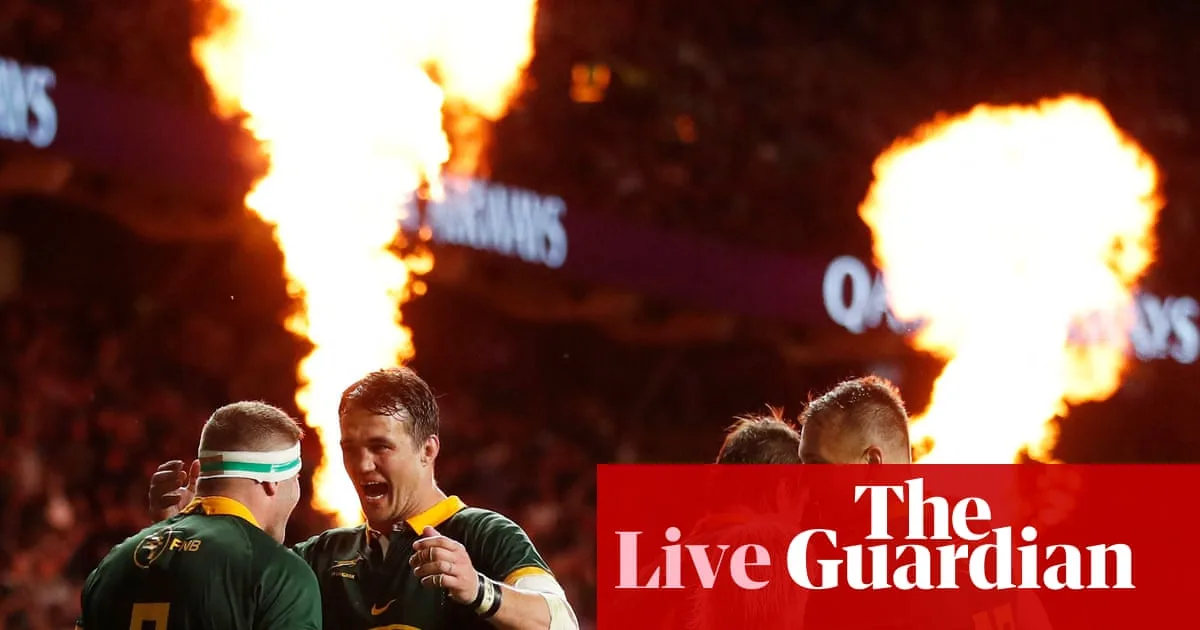 Springboks Crush 14-Man All Blacks in World Cup Warm-Up