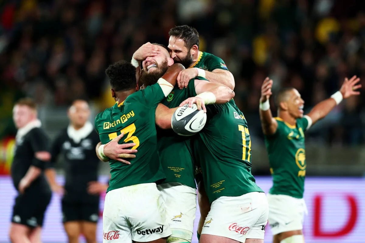 Springboks Humiliate All Blacks in Record 43-10 Rugby Championship Victory