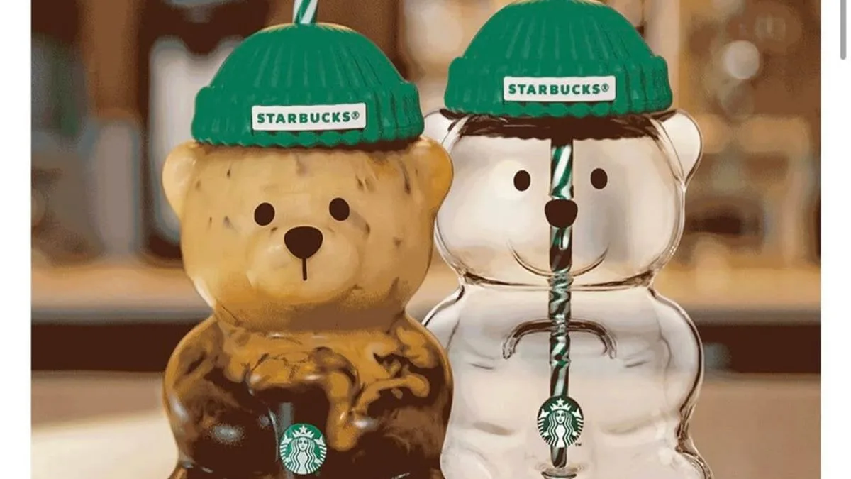 Starbucks Viral Bear Cup Arrives in UK Stores
