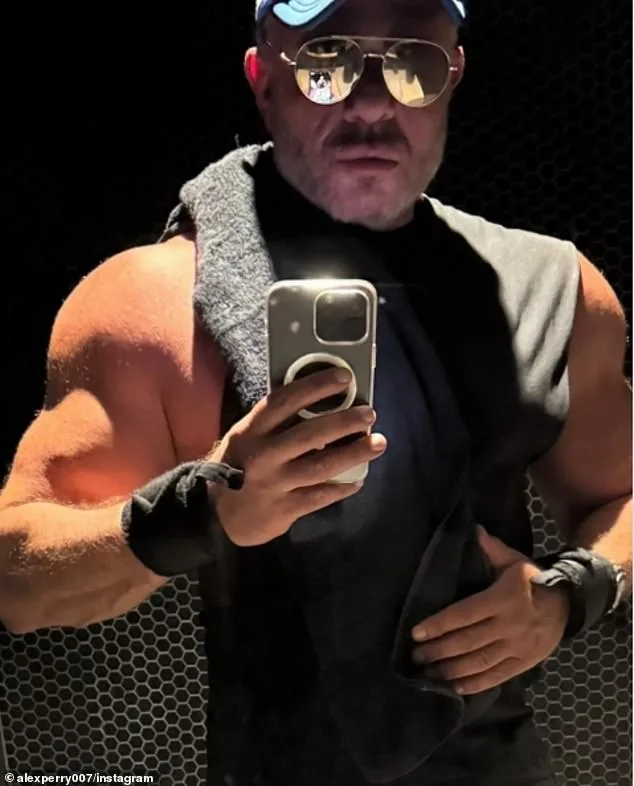 Alex Perry, 61, Stuns Fans with Bulging Biceps Gym Selfie