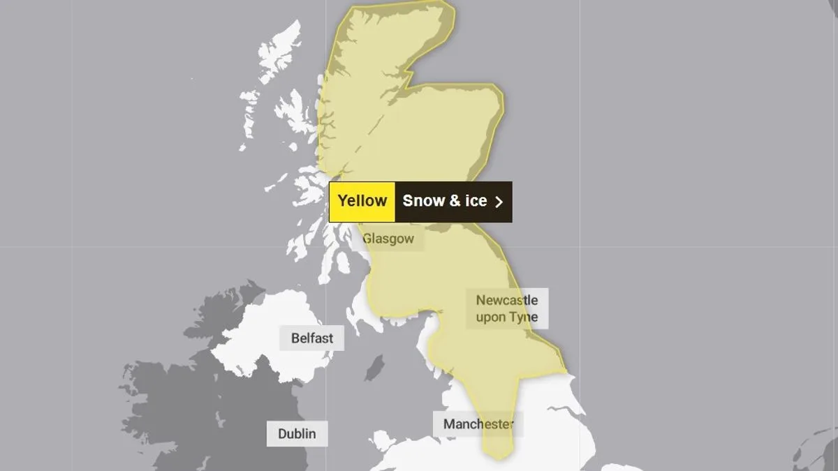 Storm Goretti: Met Office Issues New Snow and Ice Warning for Sunday