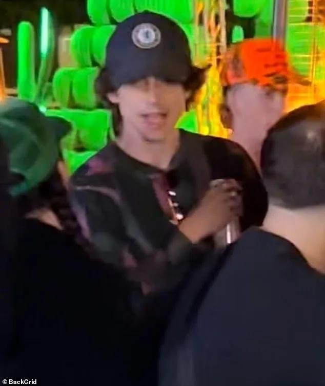 Timothée Chalamet Lets His Hair Down at Coachella Party