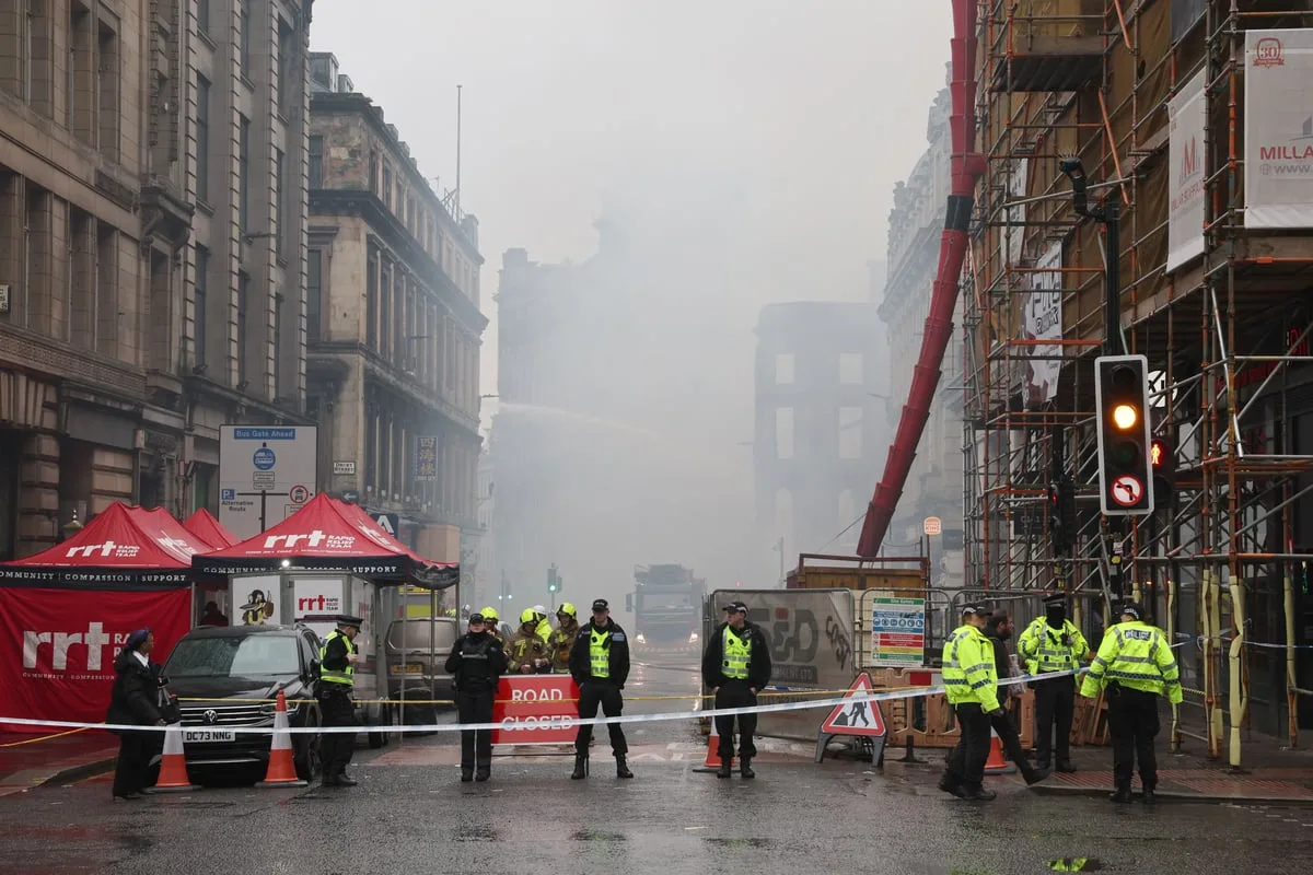 Swinney Announces £11m Glasgow Fire Support Package