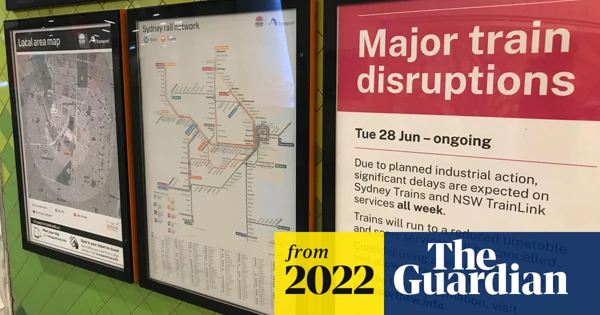 Sydney Braces for More Rail Chaos as Union Talks Collapse