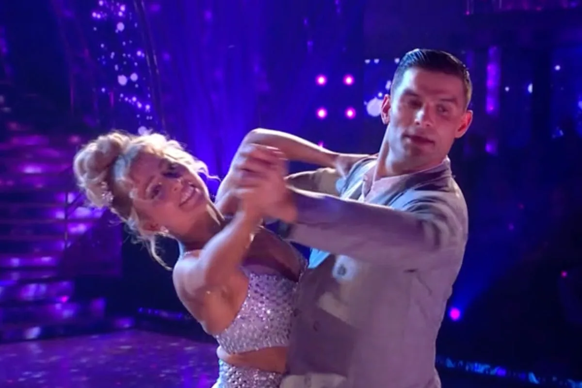 Tasha Ghouri and Aljaž Škorjanec Secure First Perfect 40 of Strictly Series