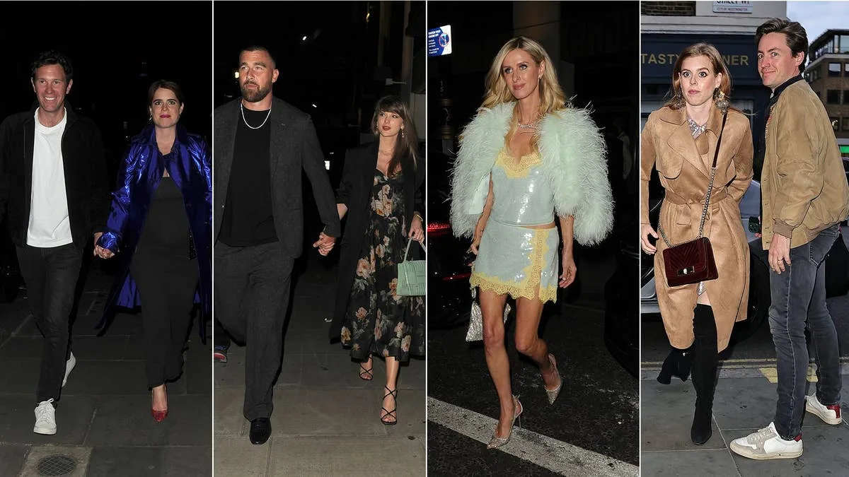 Princesses Eugenie and Beatrice Join Taylor Swift and Travis Kelce at Poppy Delevingne's 40th Birthday Bash