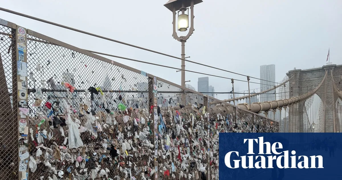 Tech worker cleans condoms and socks off Brooklyn Bridge: 'People have no shame'
