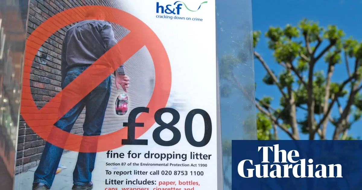 London Boroughs' Litter Fines Vary by 400%