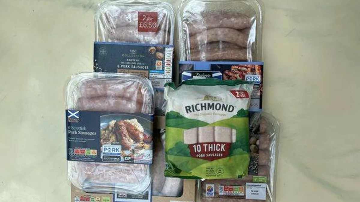 Tesco Sausages Triumph in Blind Taste Test Against Aldi, Lidl, and Richmond