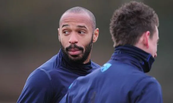 Thierry Henry Returns to Arsenal Training