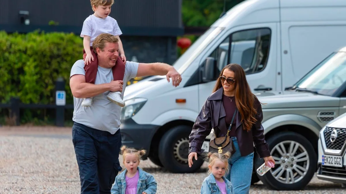 Strictly's Tom Skinner in 'happy family' photos after ex-mistress unleashes fury