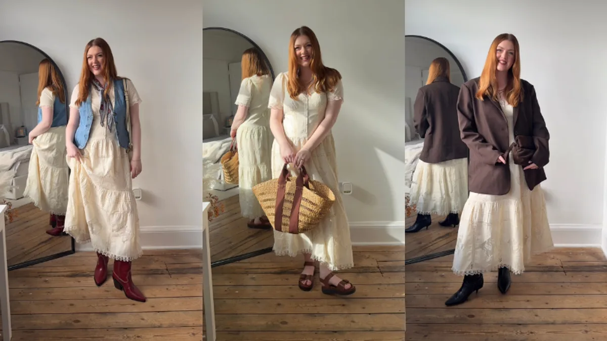 Three Ways to Style Louise Thompson's Nobody's Child Dress for Spring