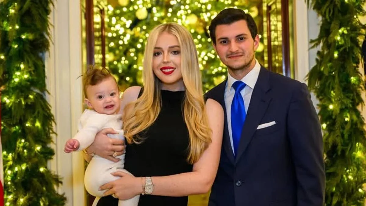 Tiffany Trump's Son Steals Show at White House Easter Egg Roll