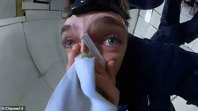 TikTok Star Francis Bourgeois Vomits During Zero-Gravity Training Flight