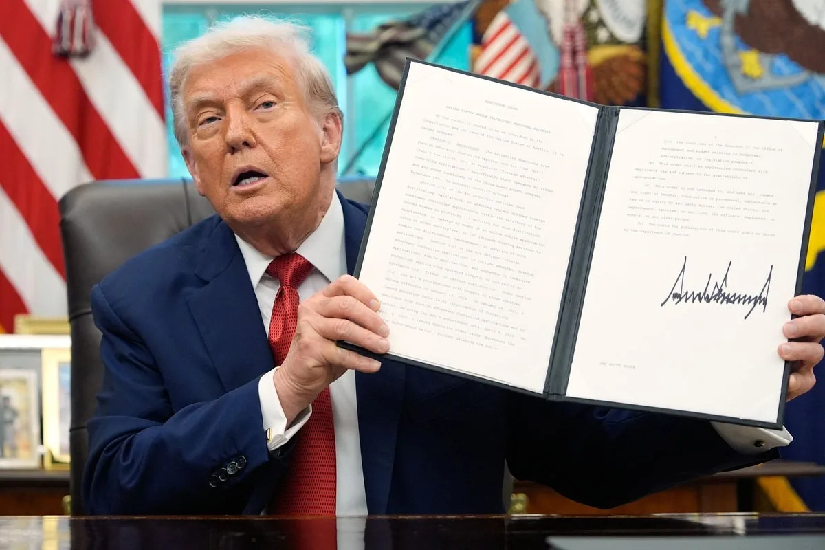 Trump jokes he would make TikTok algorithm '100% MAGA' as he signs order on China sale