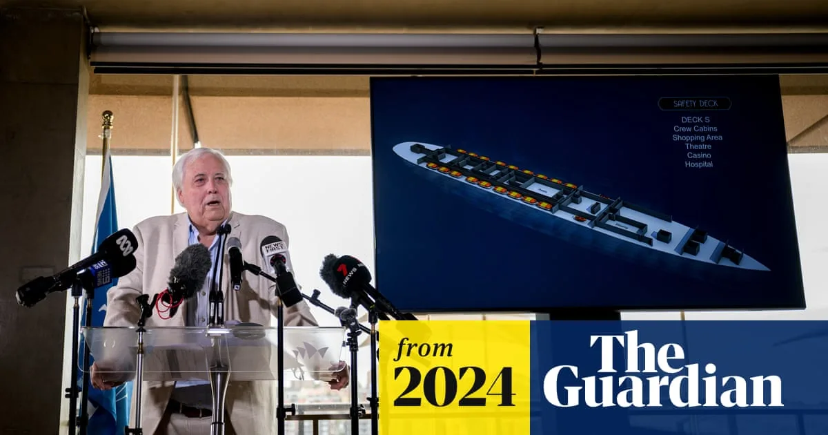 Clive Palmer Revives Titanic II Plans, But No Shipyard Yet