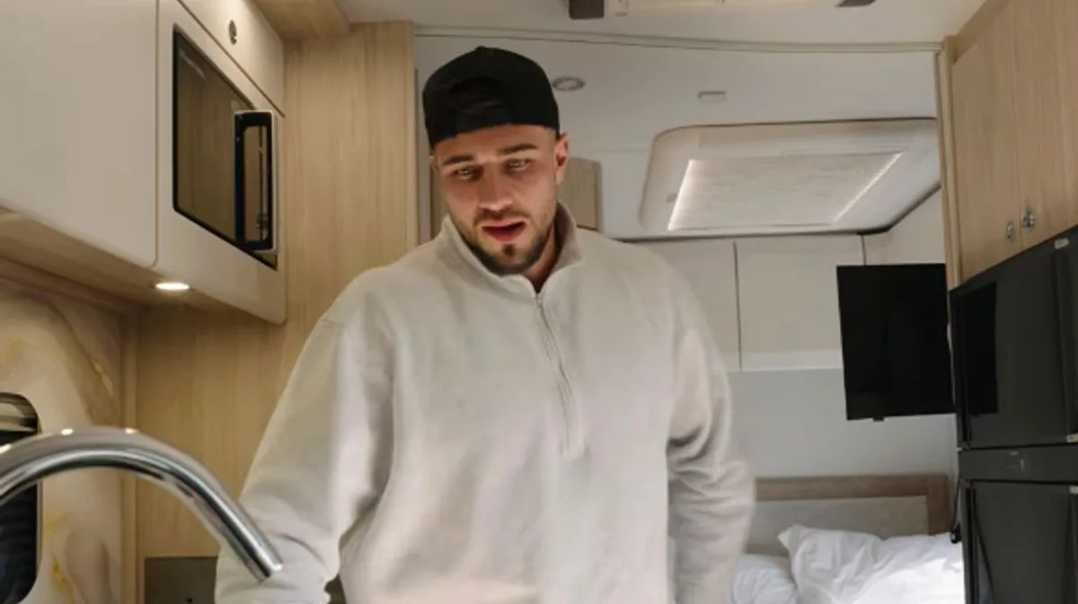Tommy Fury Moves Into Campervan Days After Birth of Second Child