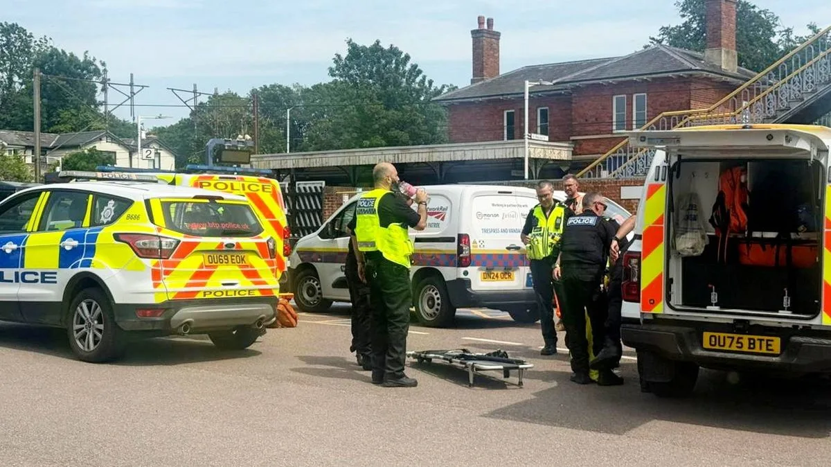Man Killed by Train After Escaping Custody Van on A1(M)