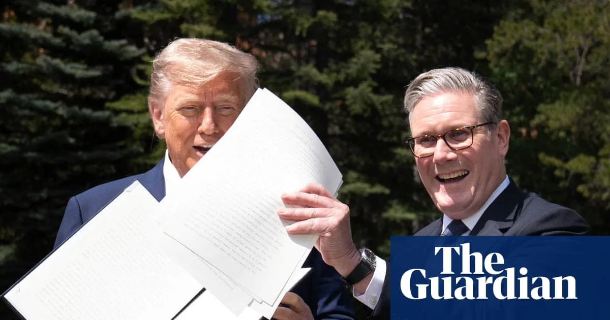 Trump Signs UK-US Trade Deal, Praises Starmer at G7