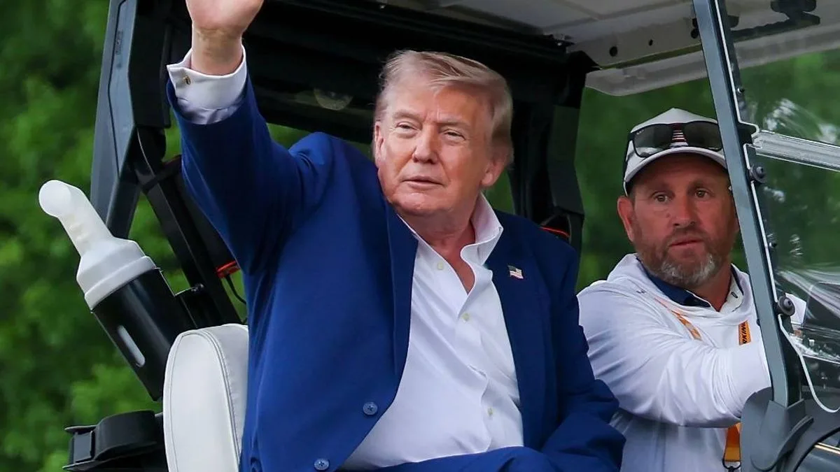 Trump 'felt old' after son's 80th birthday remark, lip reader claims