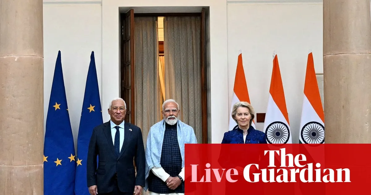 EU and India Finalise Landmark Free Trade Agreement Amid US Tariff Threats