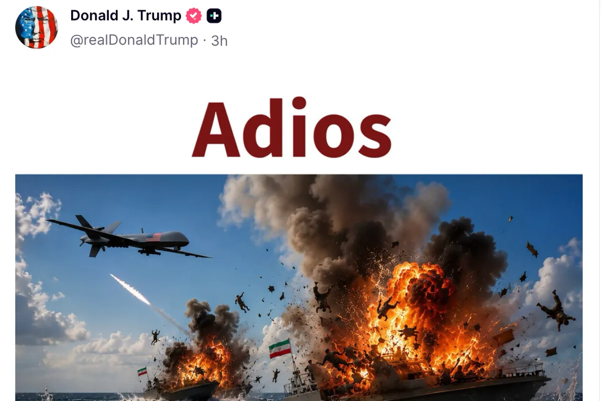 Trump shares AI image of Obama behind bars in Truth Social posting spree