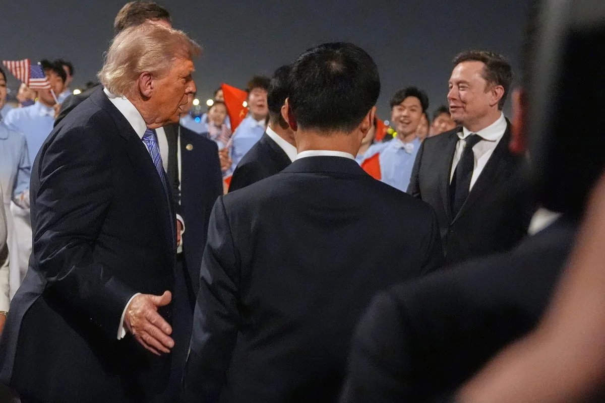 Trump's Billionaire Entourage for China Trip Includes Musk and Cook