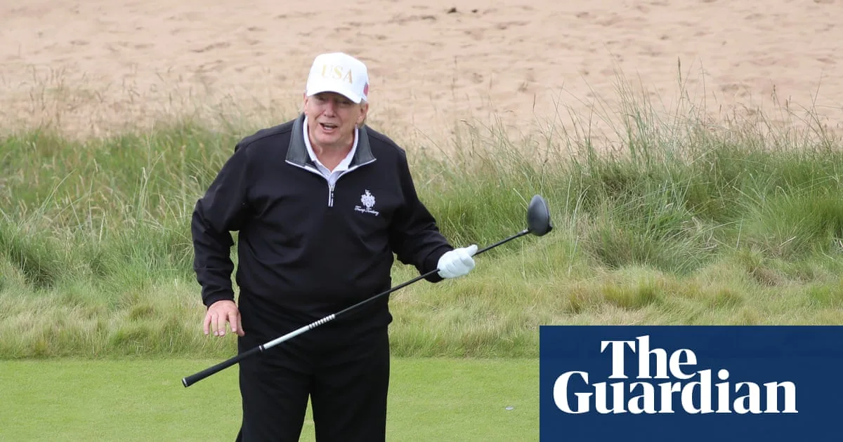 Trump Golf Video Sparks Cheating Allegations During Scotland Trip
