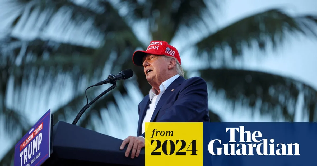 Trump airs false grievances at Florida rally, avoids naming running mate