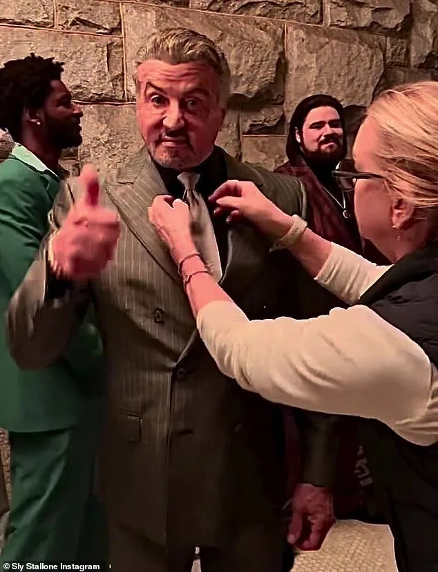 Stallone brushes off Tulsa King drama with on-set video
