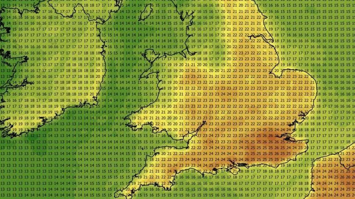 UK Heatwave: 14 Counties to Hit 26°C in Days