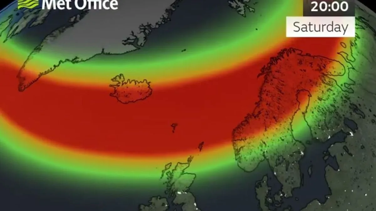 Met Office Maps Reveal Best UK Viewing Spots for Northern Lights Tonight