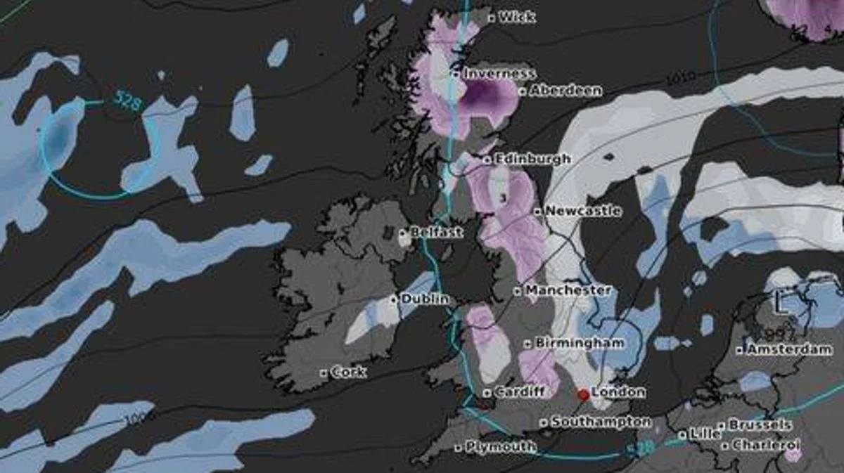 Arctic Blast to Bring Heavy Snow to 13 UK Counties Next Week