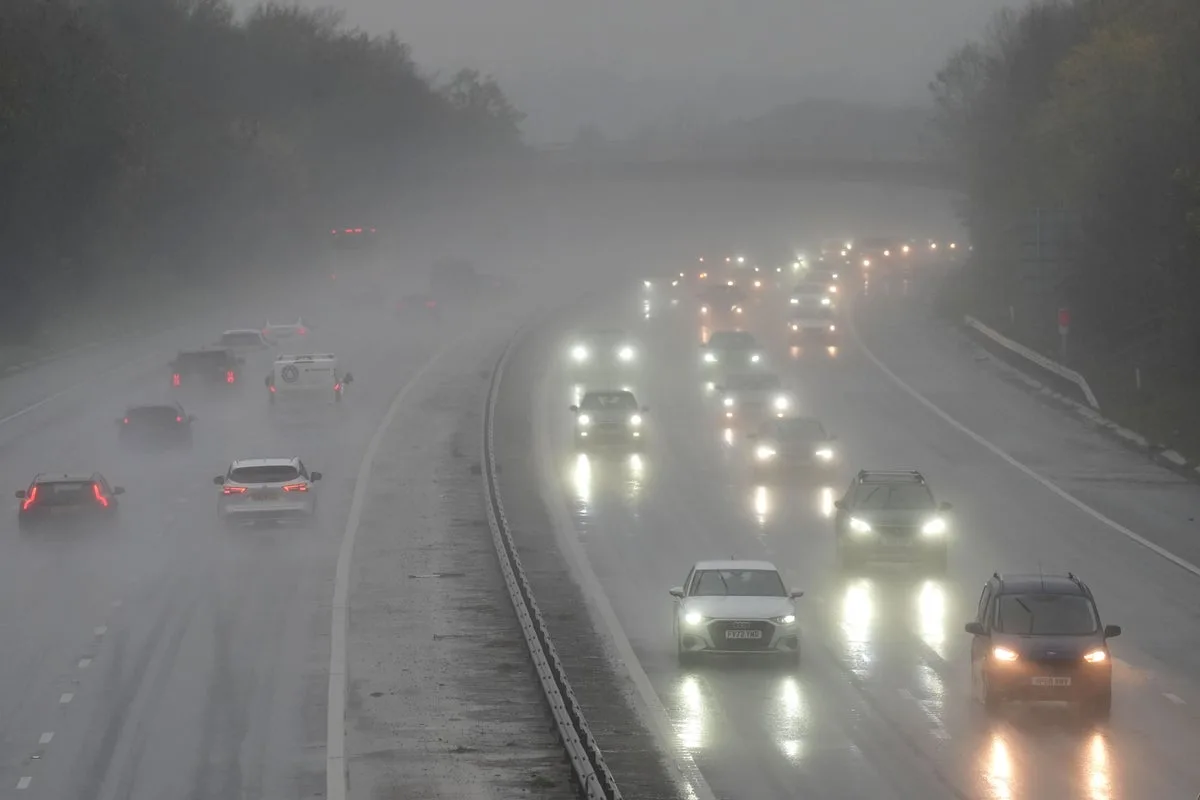 Met Office issues yellow weather warnings for 70mph winds and heavy rain across UK