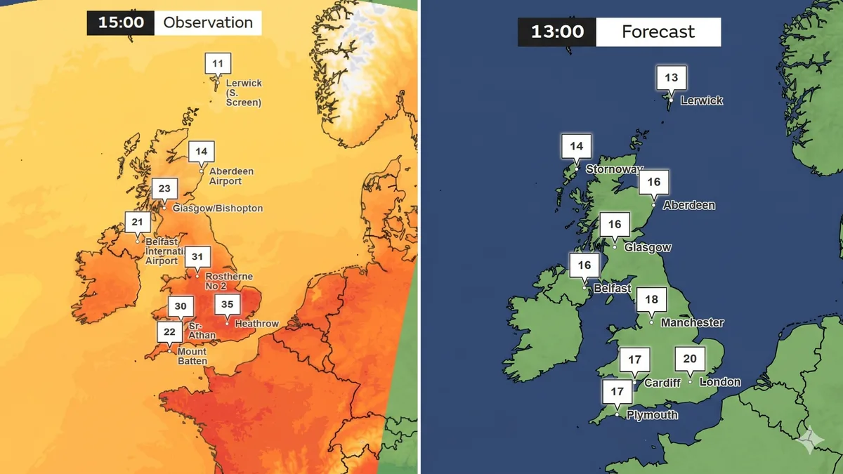 UK Weather Set to Plunge After Record-Breaking Heat