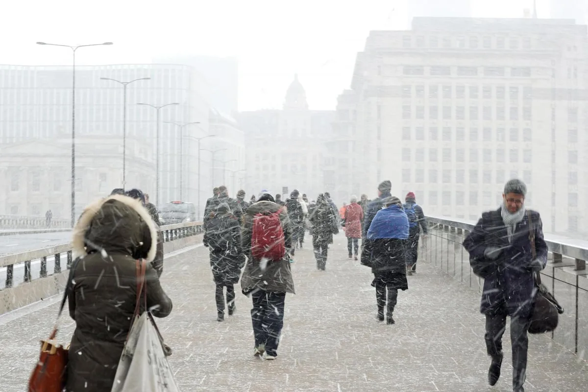 Arctic Winds Bring Snow, Hail and Thunder to UK This Weekend