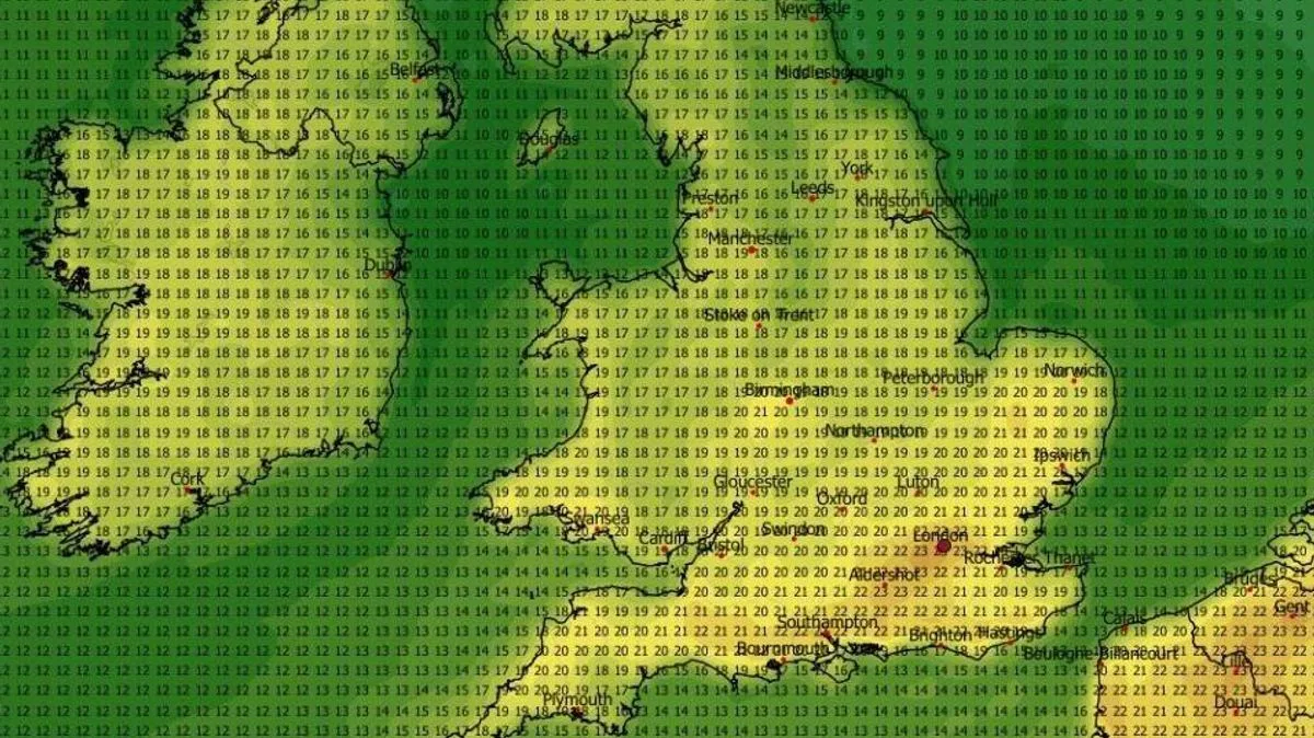UK set for 23C heatwave in 26 counties as April temperatures soar