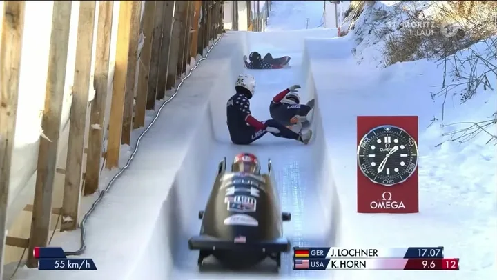 US Bobsled Team Suffers Dramatic Crash in St Moritz World Cup Race