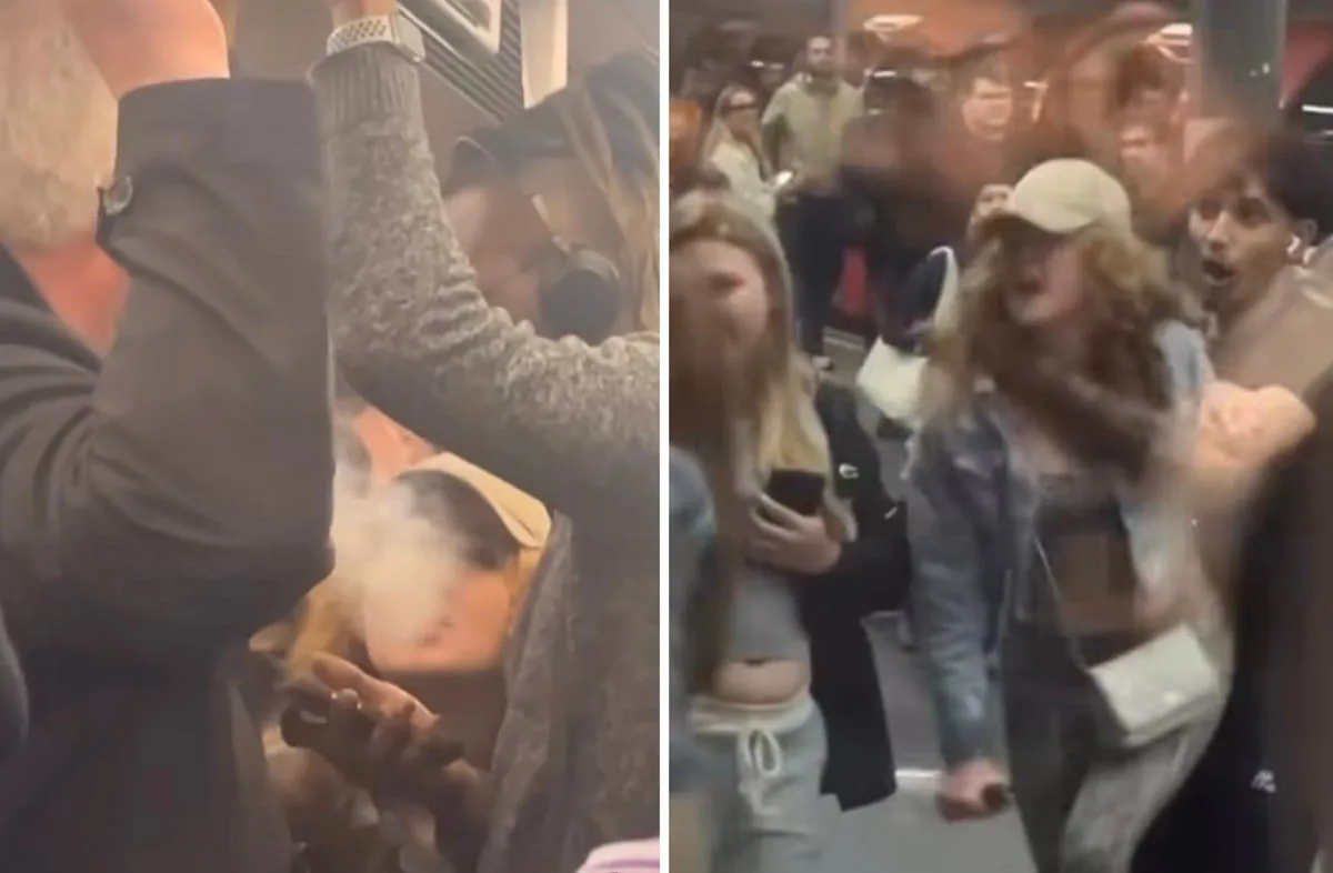 Vaping Row Erupts Into Tube Brawl On Elizabeth Line
