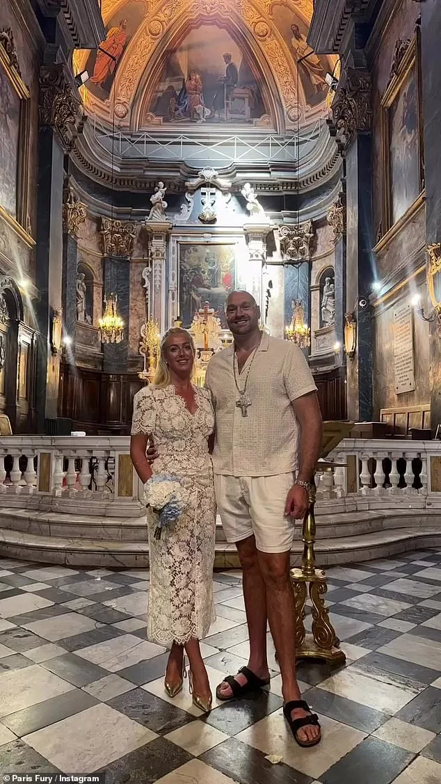 Tyson Fury and Wife Paris Marry for Third Time in South of France