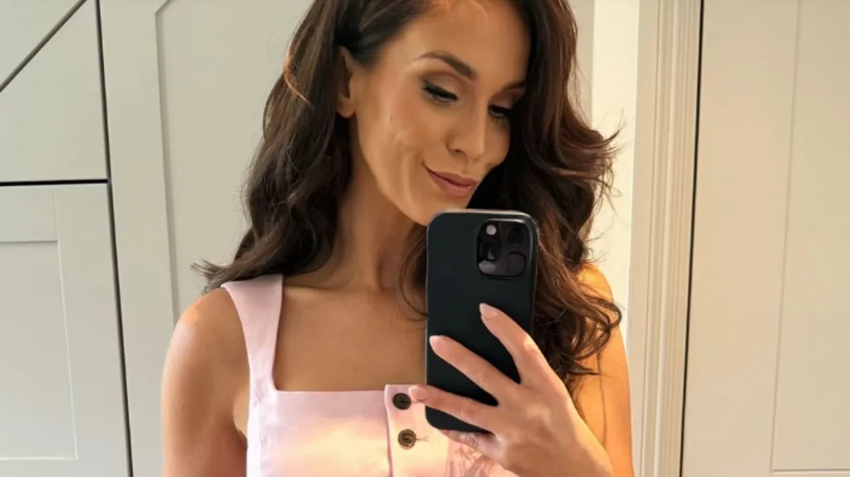 Vicky Pattison's Striped Linen Co-Ord Is a Summer Must-Have
