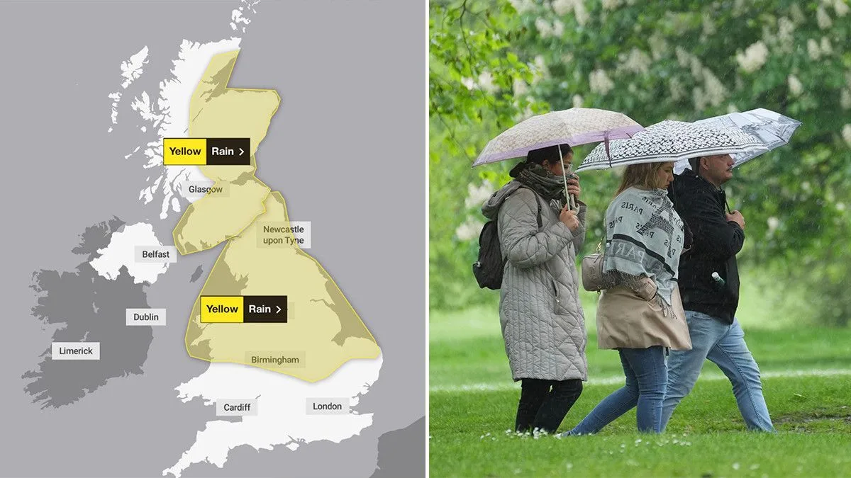 UK Braces for 54 Hours of Heavy Rain and Thunderstorms